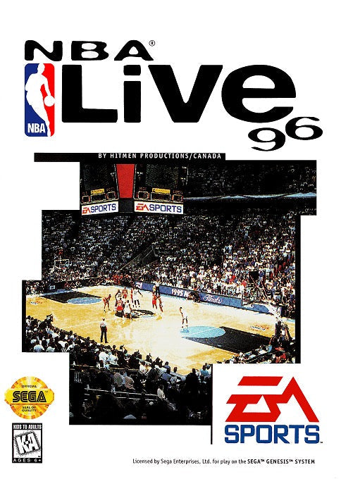 NBA Live 96 Cover Art