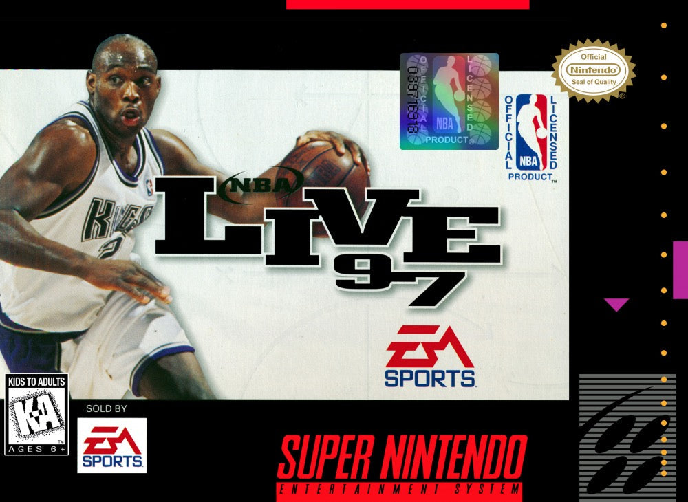 NBA Live 97 Cover Art