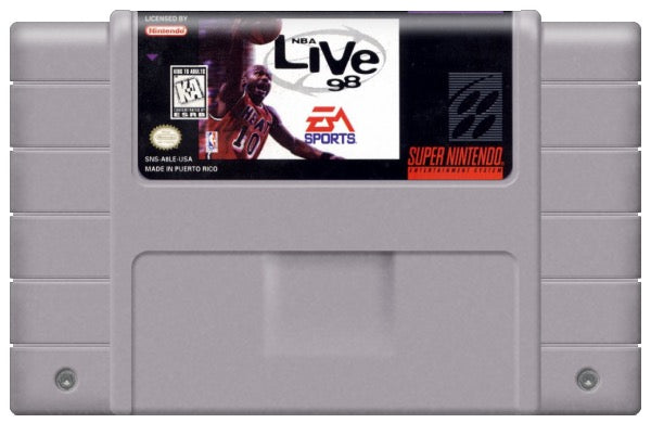 NBA Live 98 Cartridge
