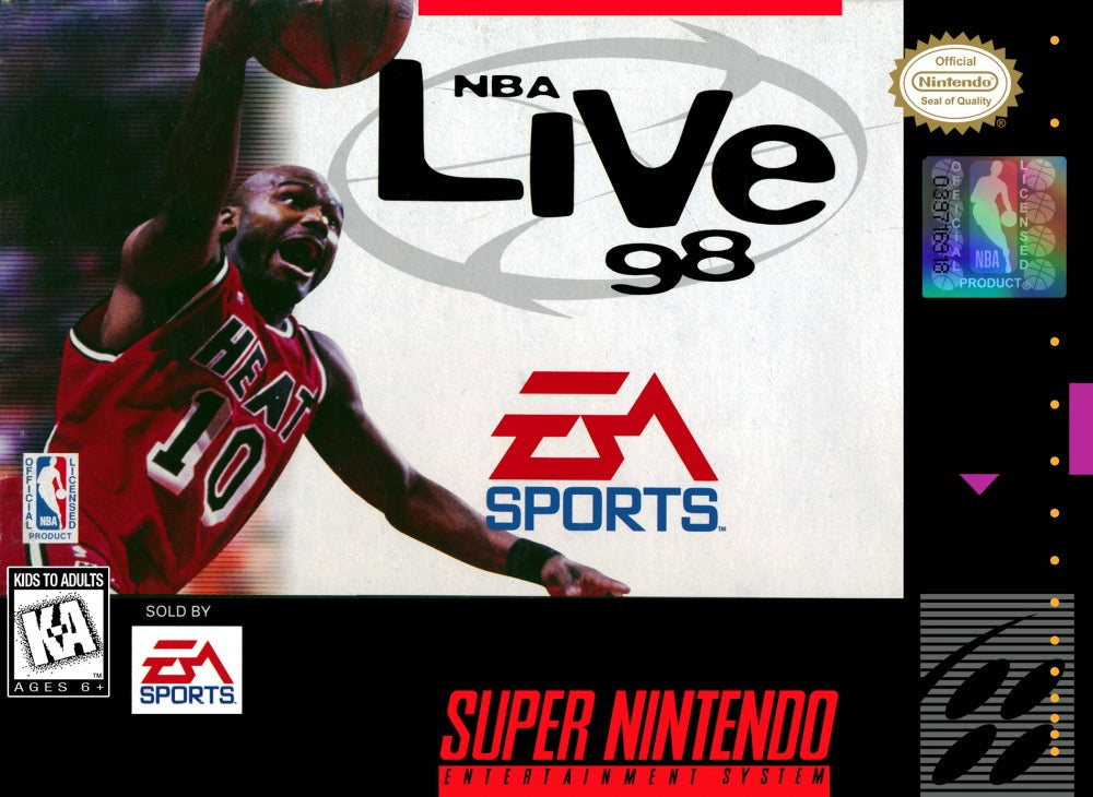 NBA Live 98 Cover Art