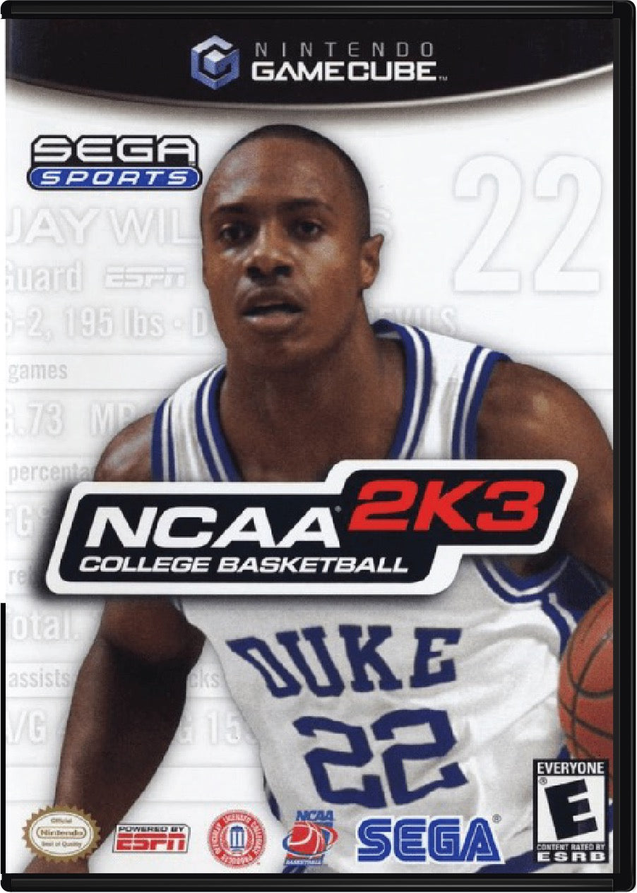 NCAA College Basketball 2K3 Cover Art and Product Photo