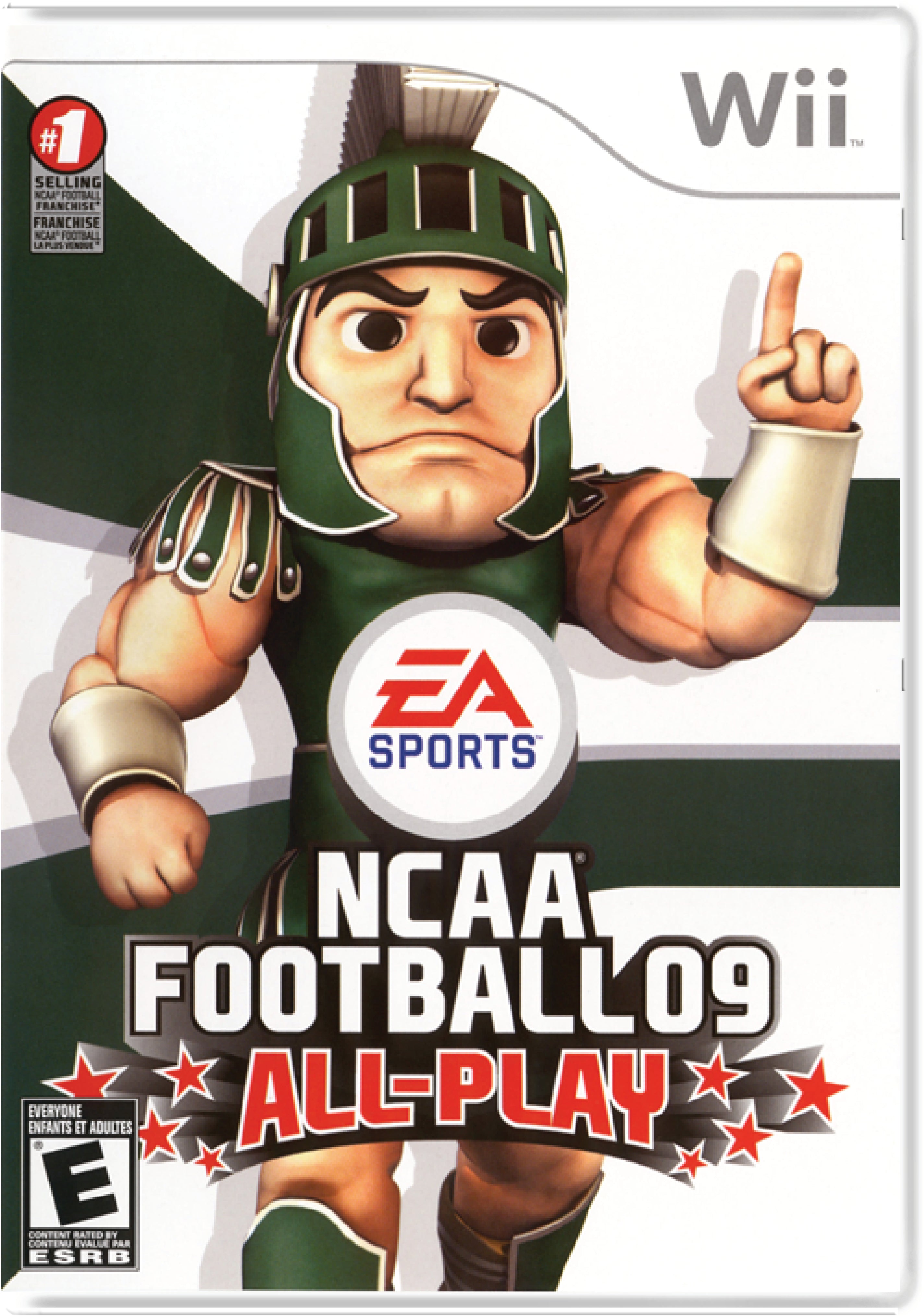 NCAA Football 09 All-Play Cover Art