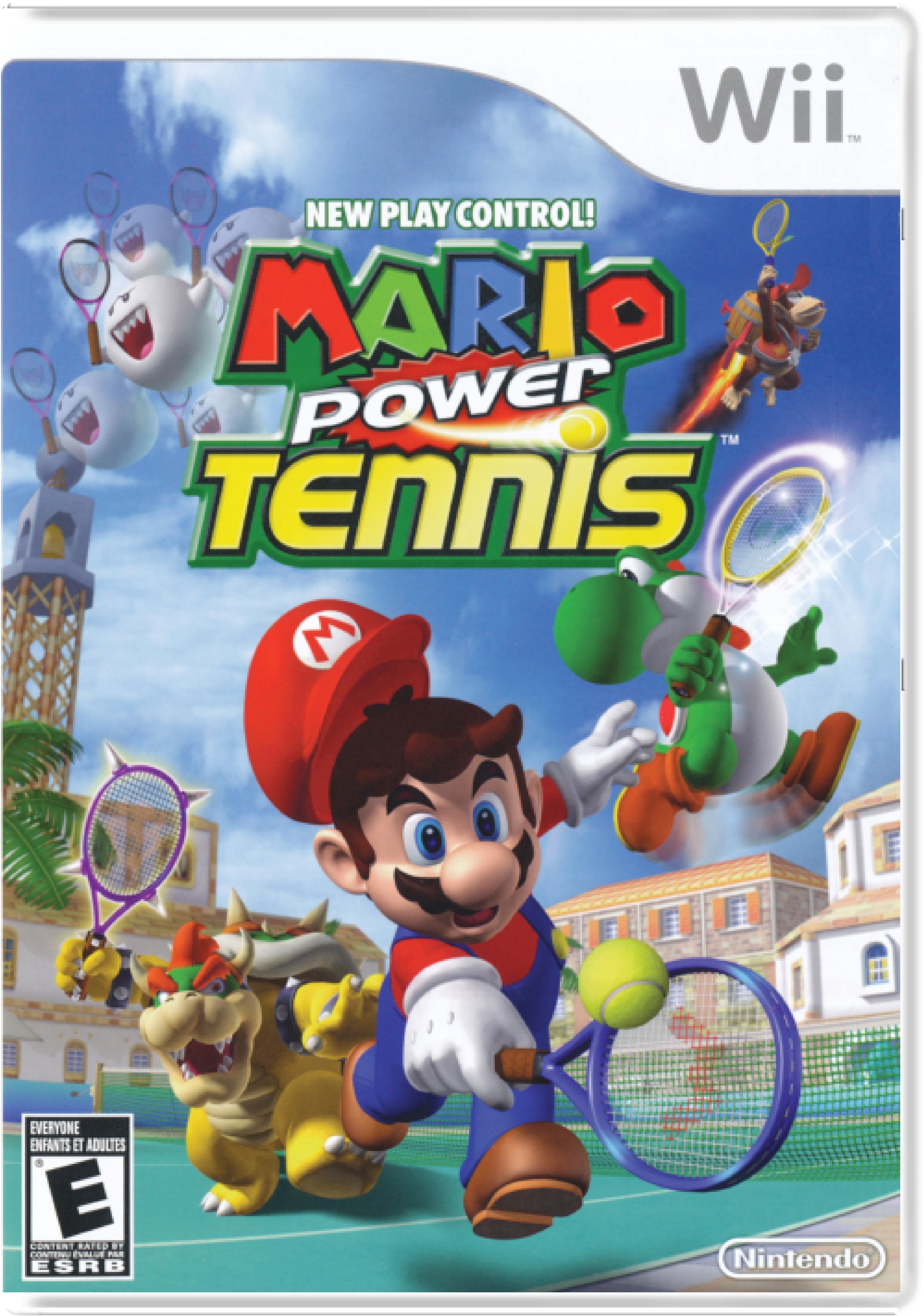 New Play Control Mario Power Tennis Cover Art