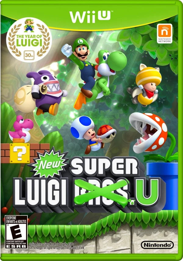 New Super Luigi U Cover Art and Product Photo
