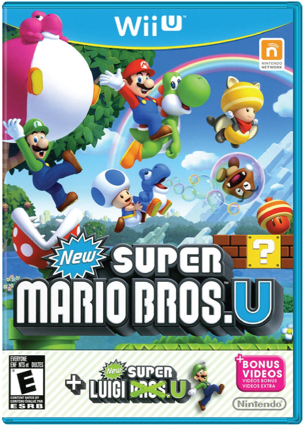 New Super Mario Bros. U + New Super Luigi U Cover Art and Product Photo