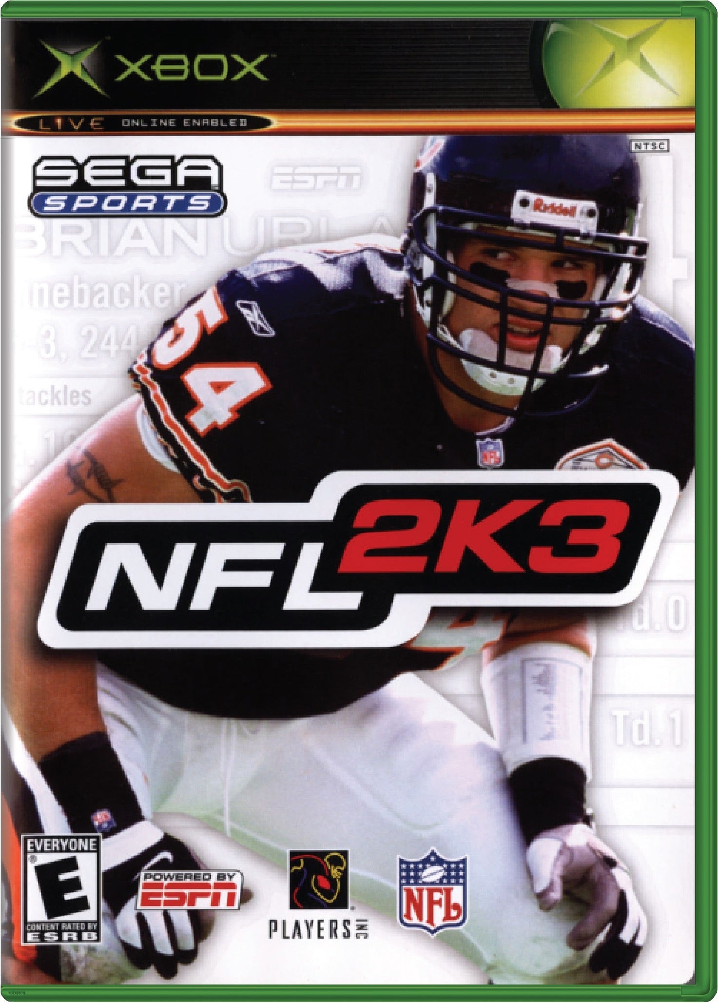 NFL 2K3 Cover Art
