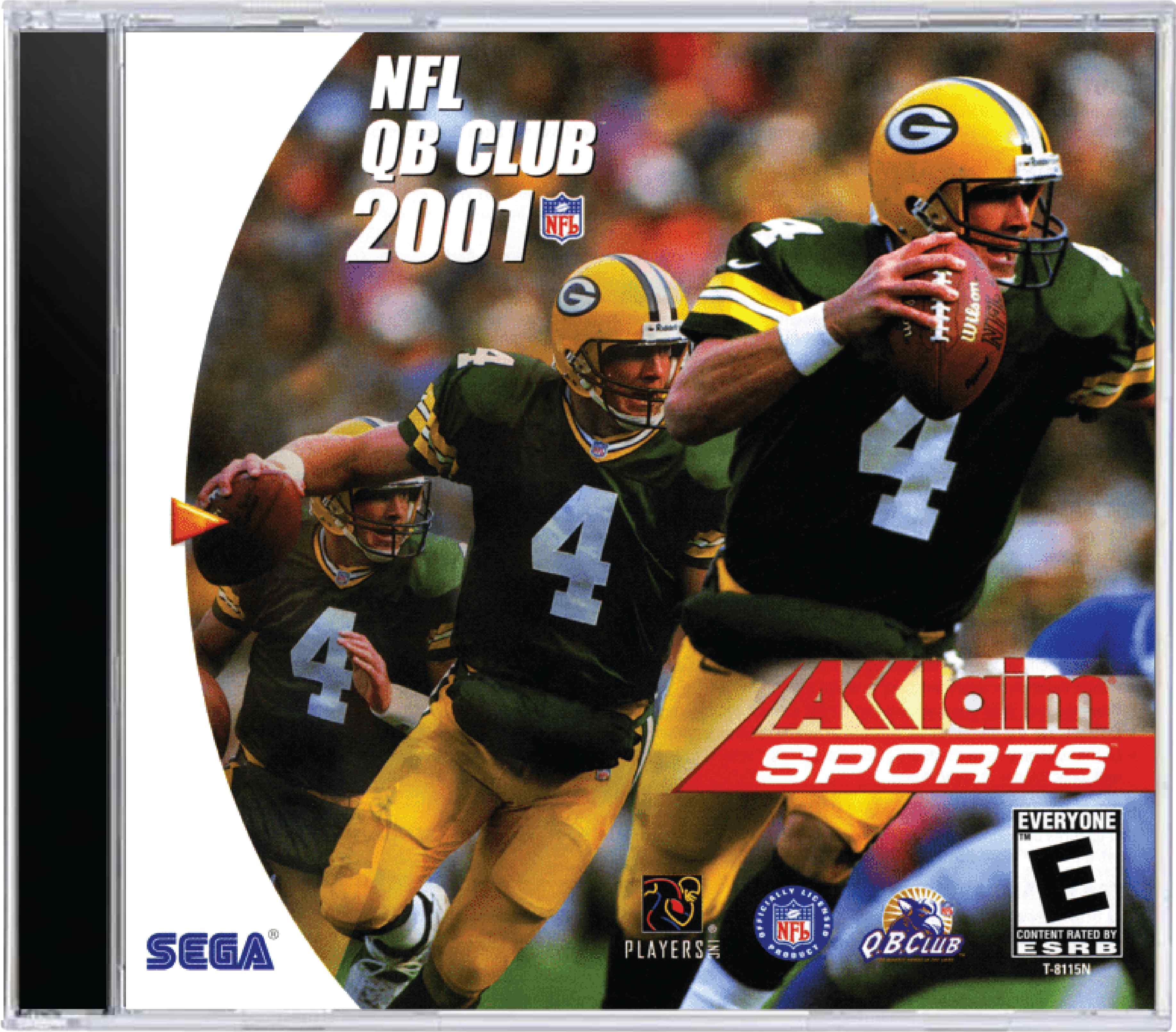 NFL QB Club 2001 Cover Art