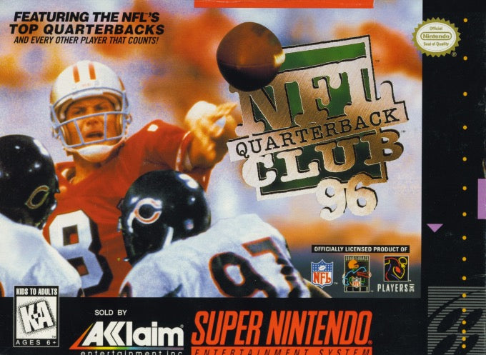 NFL Quarterback Club 96 Cover Art