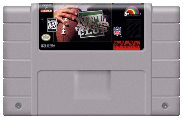 NFL Quarterback Club Cartridge