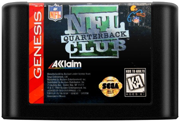 NFL Quarterback Club Cartridge