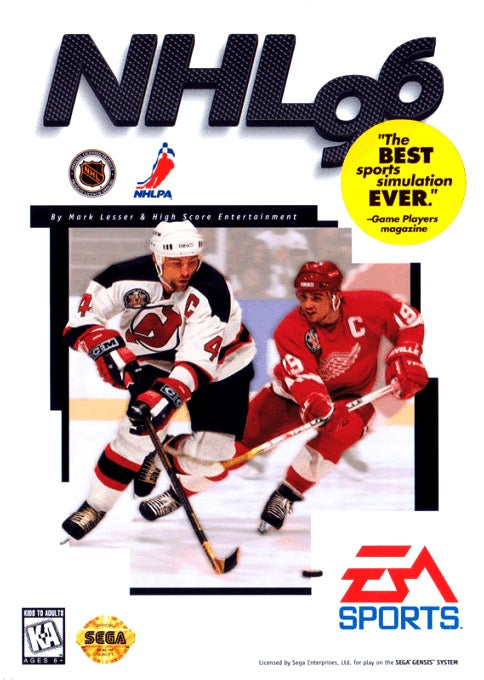 NHL 96 Cover Art