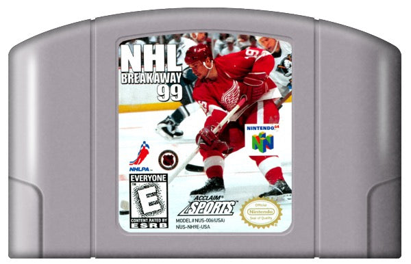 NHL Breakaway 99 Cover Art and Product Photo