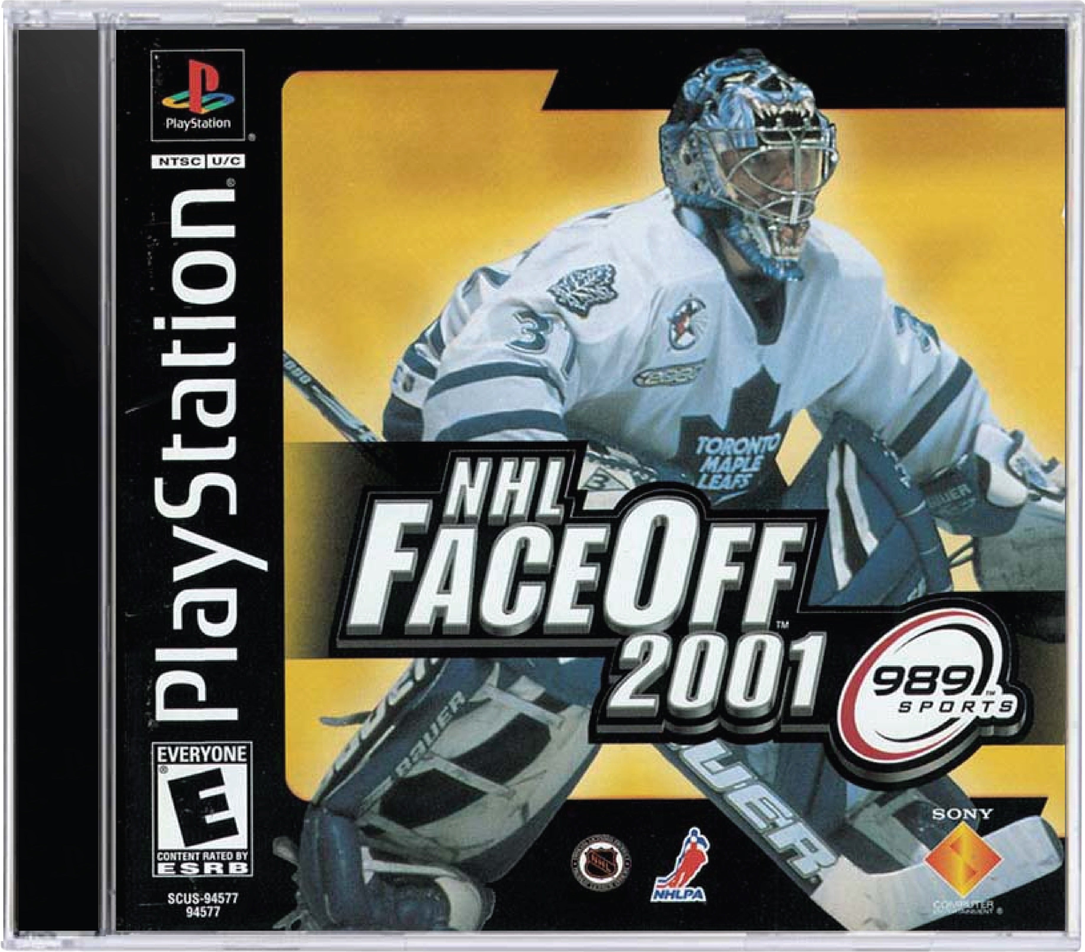 NHL FaceOff 2001 Cover Art and Product Photo