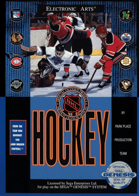 NHL Hockey Cover Art