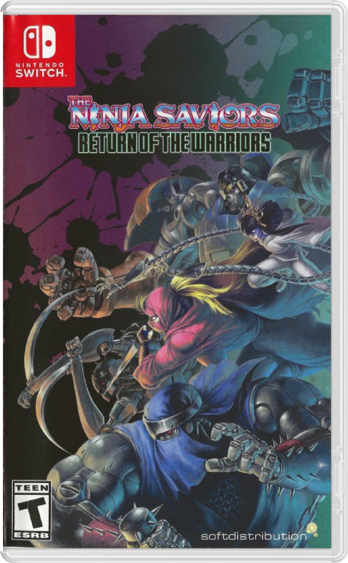 Ninja Saviors Return of the Warriors Cover Art
