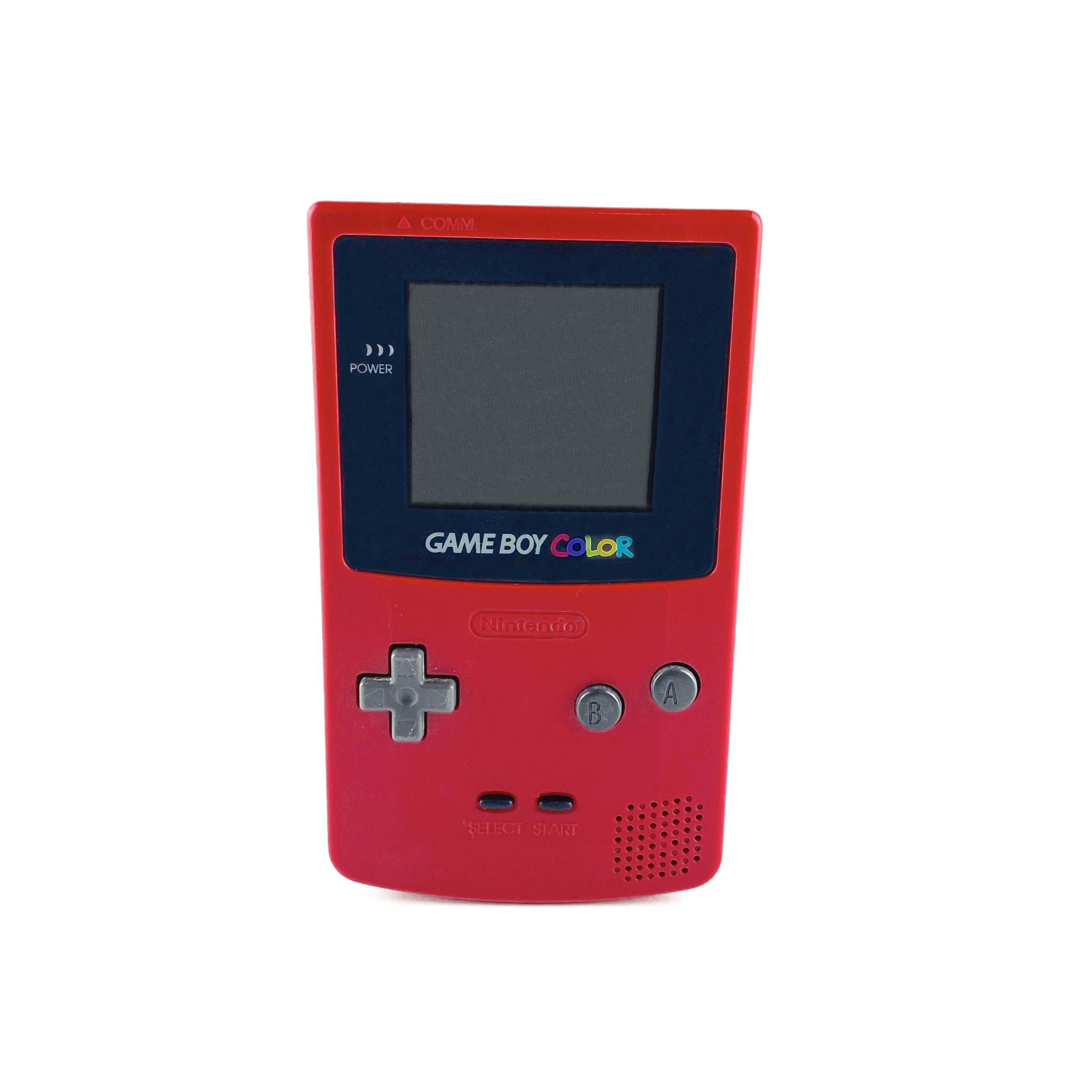 Nintendo Game Boy Color GBC Berry Red Handheld Console (CGB-001)