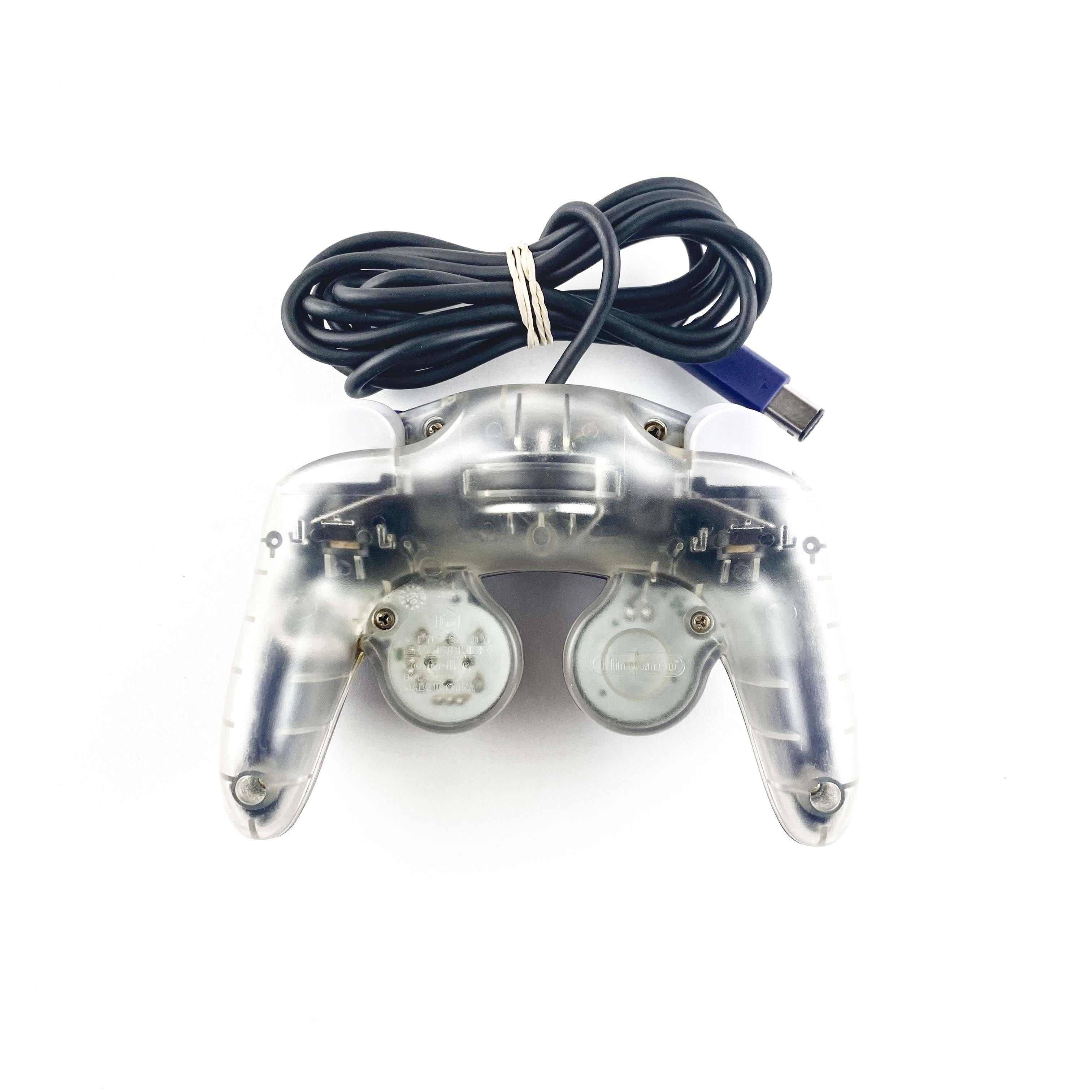 Nintendo GameCube Indigo Purple & Clear Controller (DOL-003)