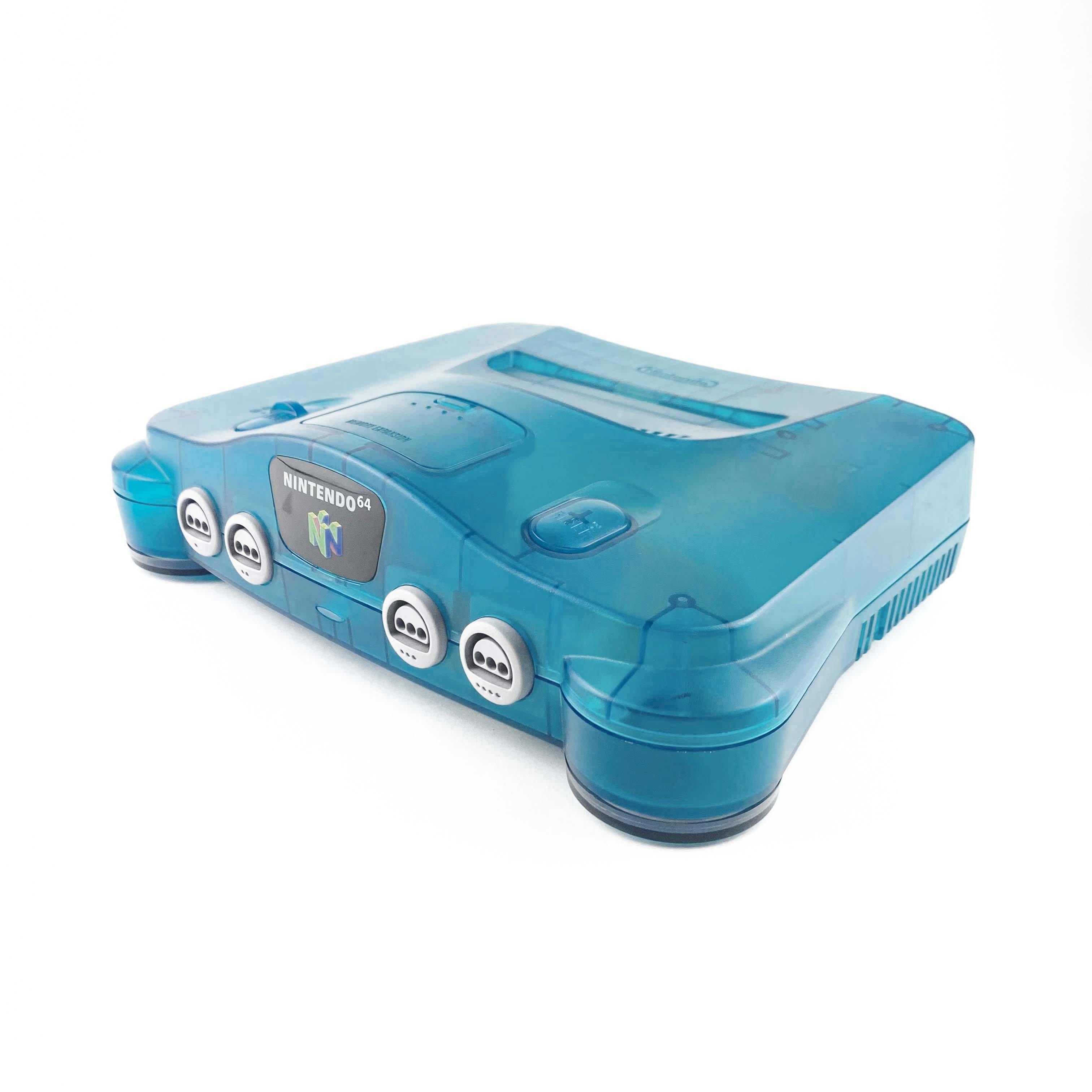 Nintendo N64 Funtastic Ice Blue Console Bundle (NUS-001)