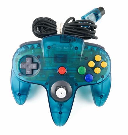 Nintendo N64 Funtastic Ice Blue Console Bundle (NUS-001)