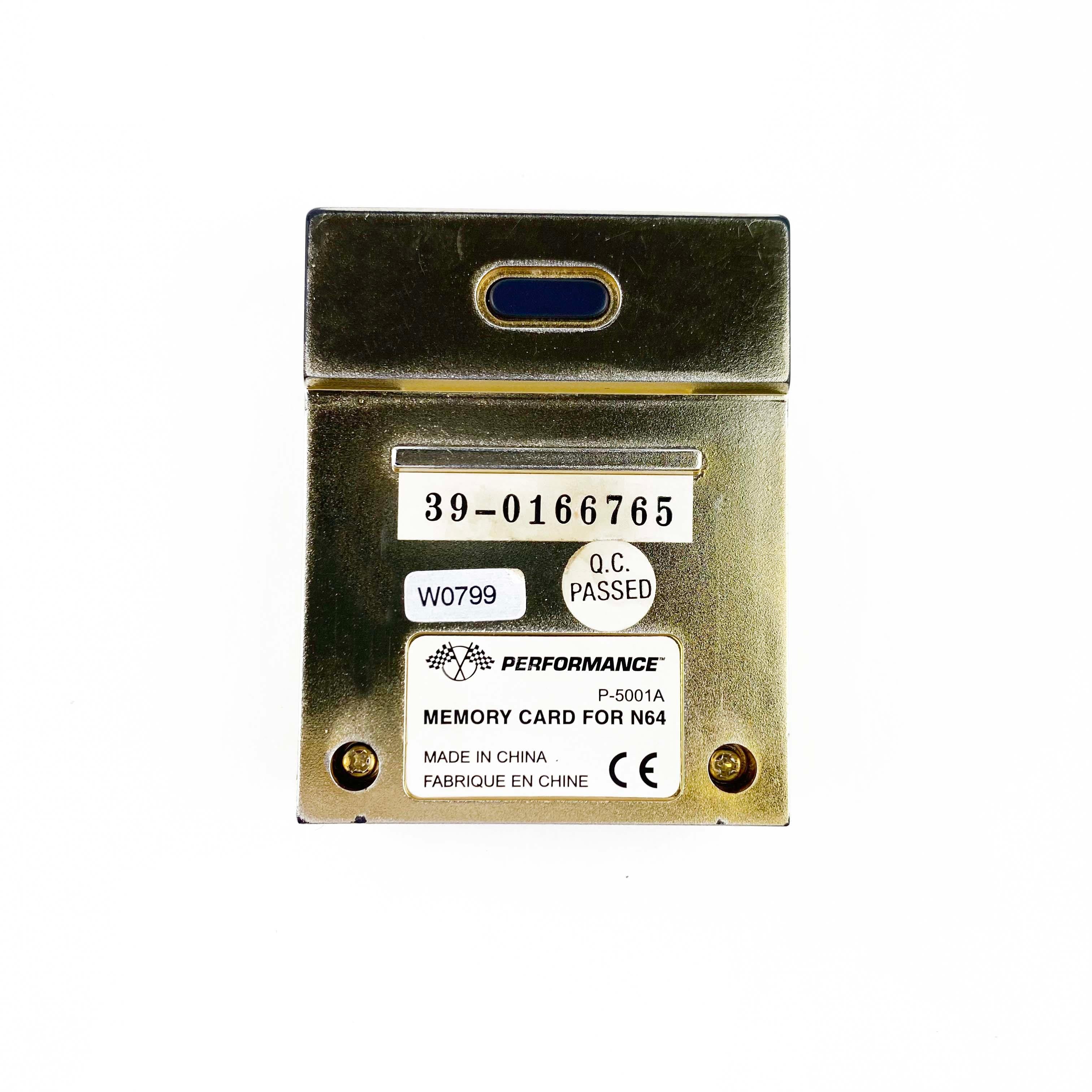 Nintendo N64 Performance Memory Card