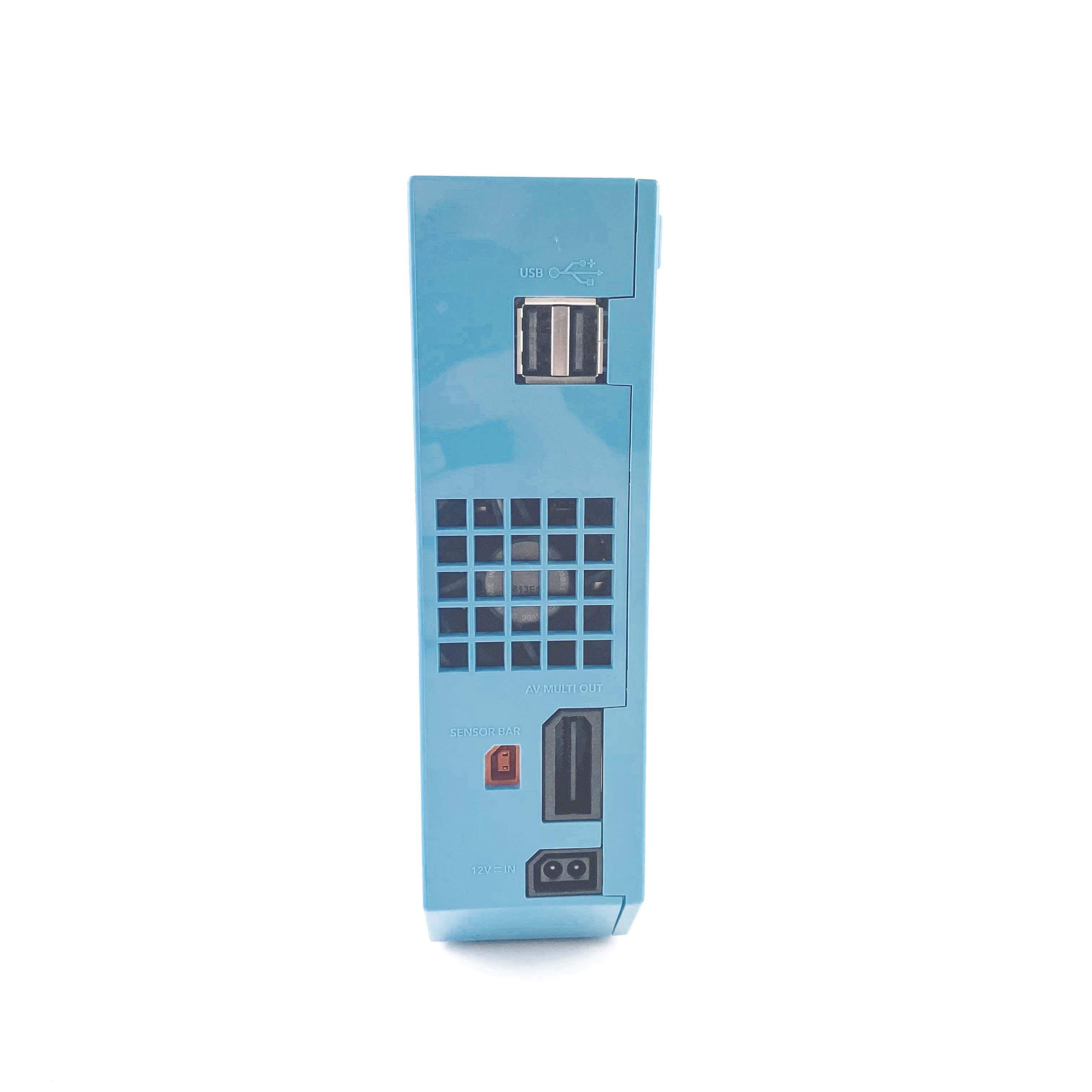 Nintendo Wii Blue Teal Console Bundle (RVL-101)