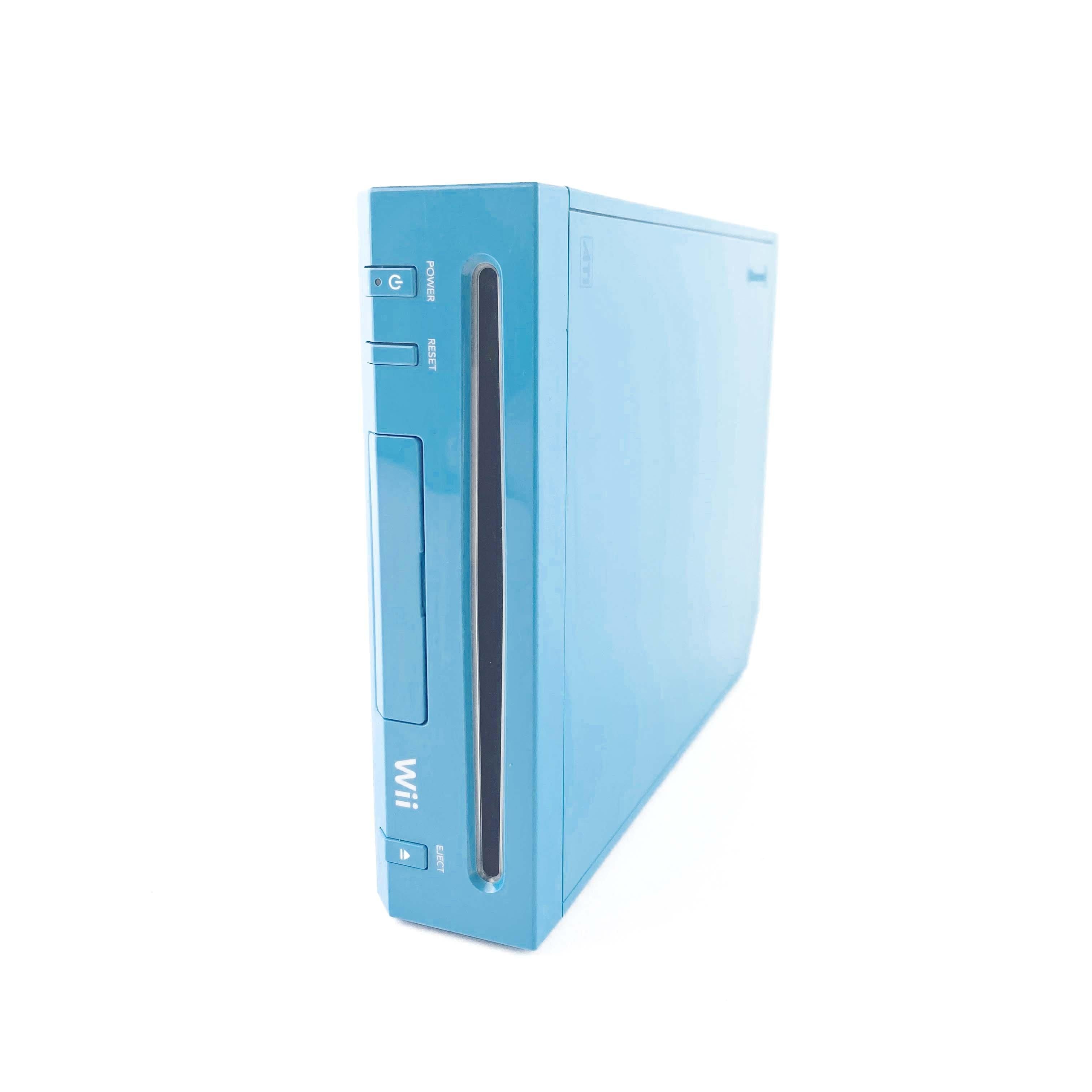 Nintendo Wii Blue Teal Console Bundle (RVL-101)