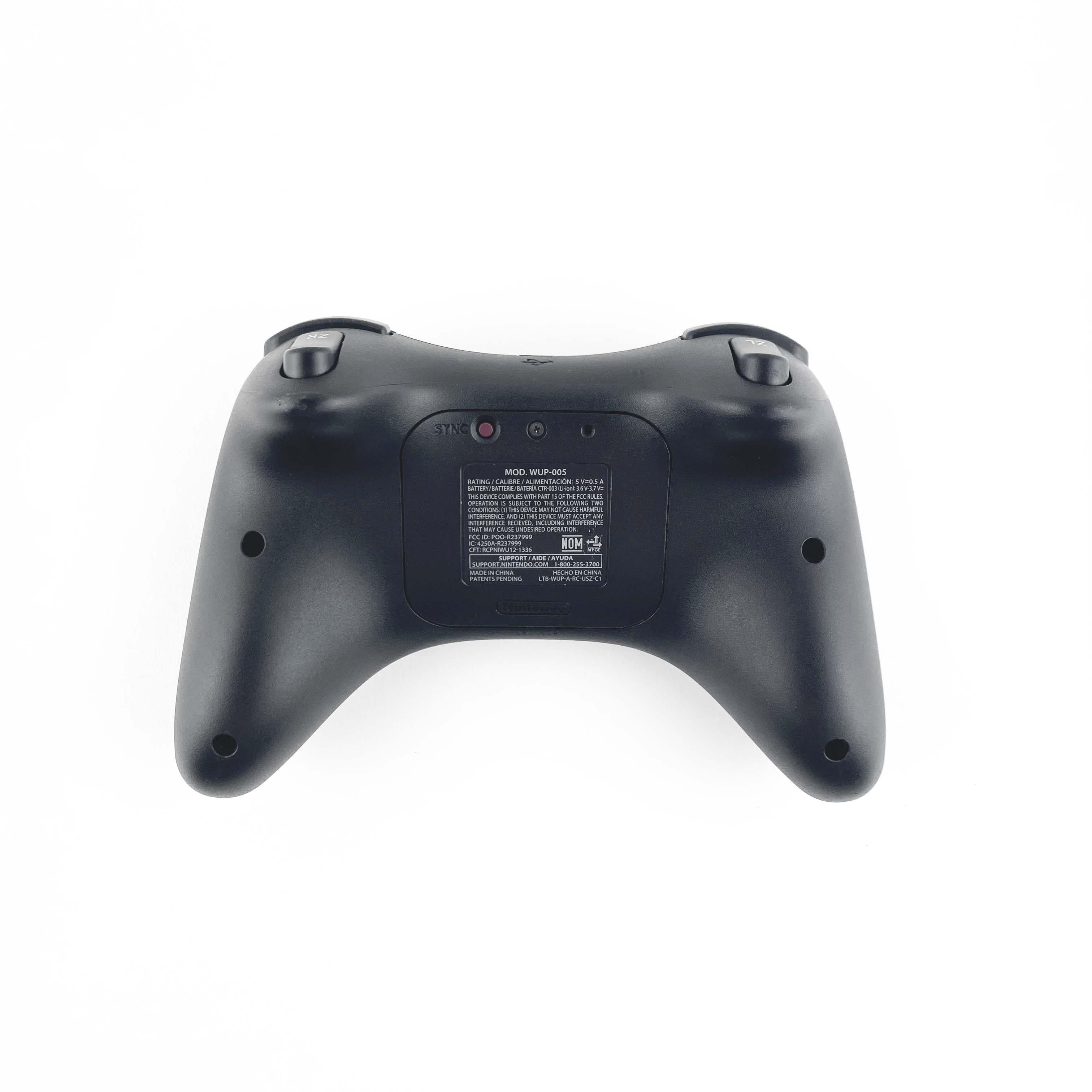 Nintendo Wii U Black Pro Controller (WUP-005)