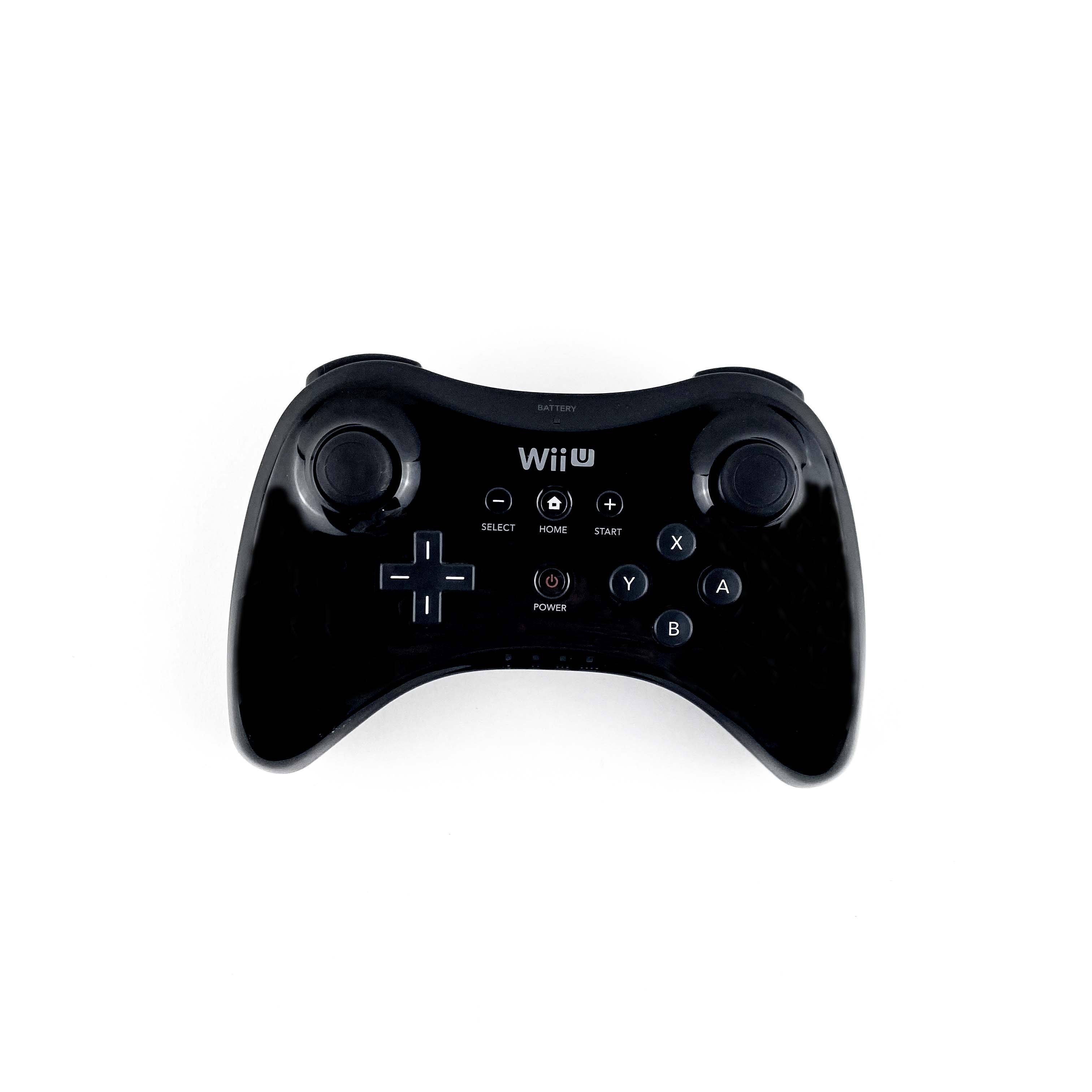 Nintendo Wii U Black Pro Controller (WUP-005)
