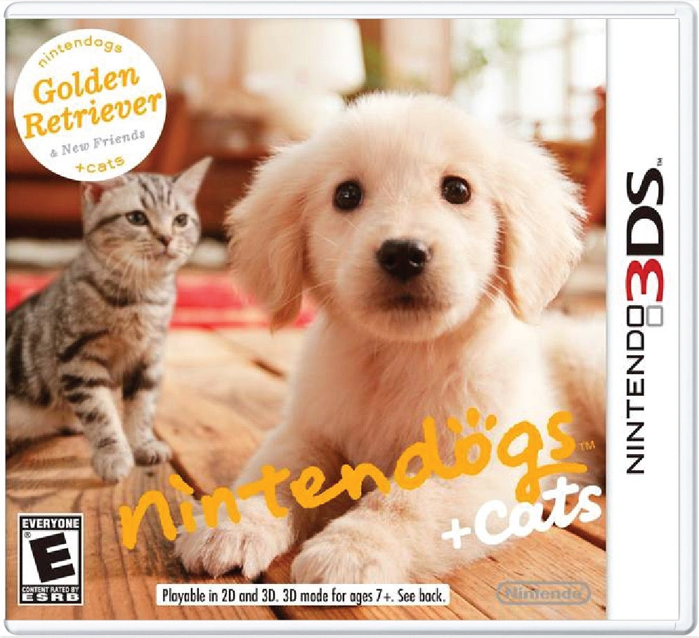Nintendogs + Cats Golden Retriever & New Friends Cover Art
