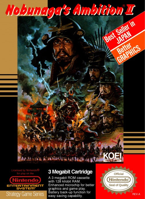 Nobunaga's Ambition 2 - Nintendo NES