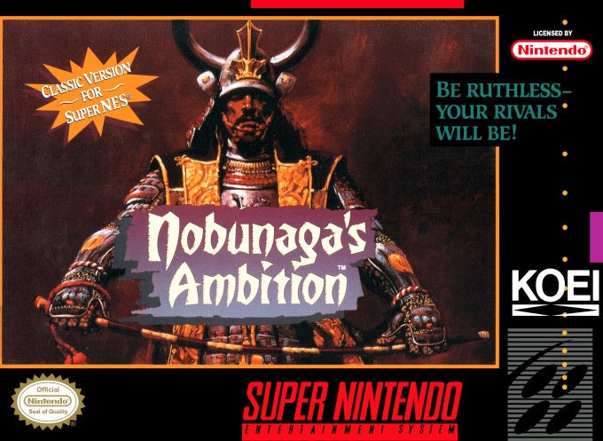 Nobunaga's Ambition Cover Art