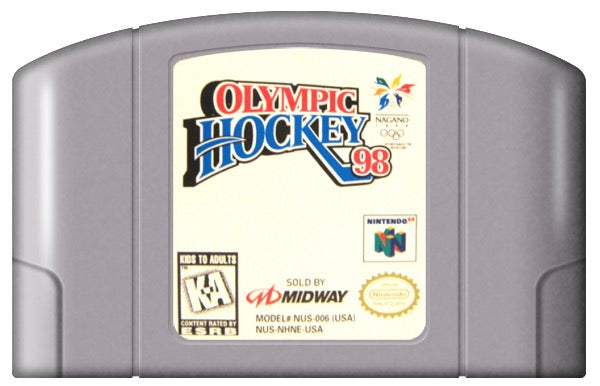Olympic Hockey 98 Cover Art and Product Photo