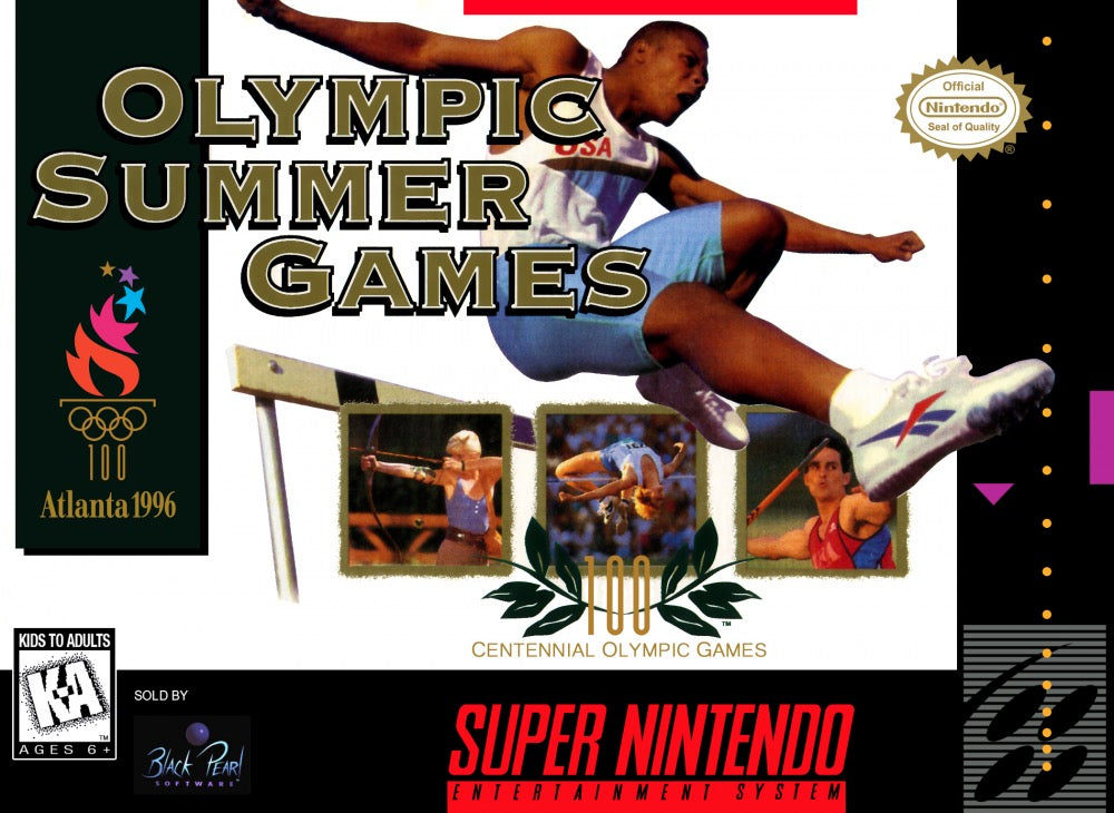 Olympic Summer Games Atlanta 96 Cover Art