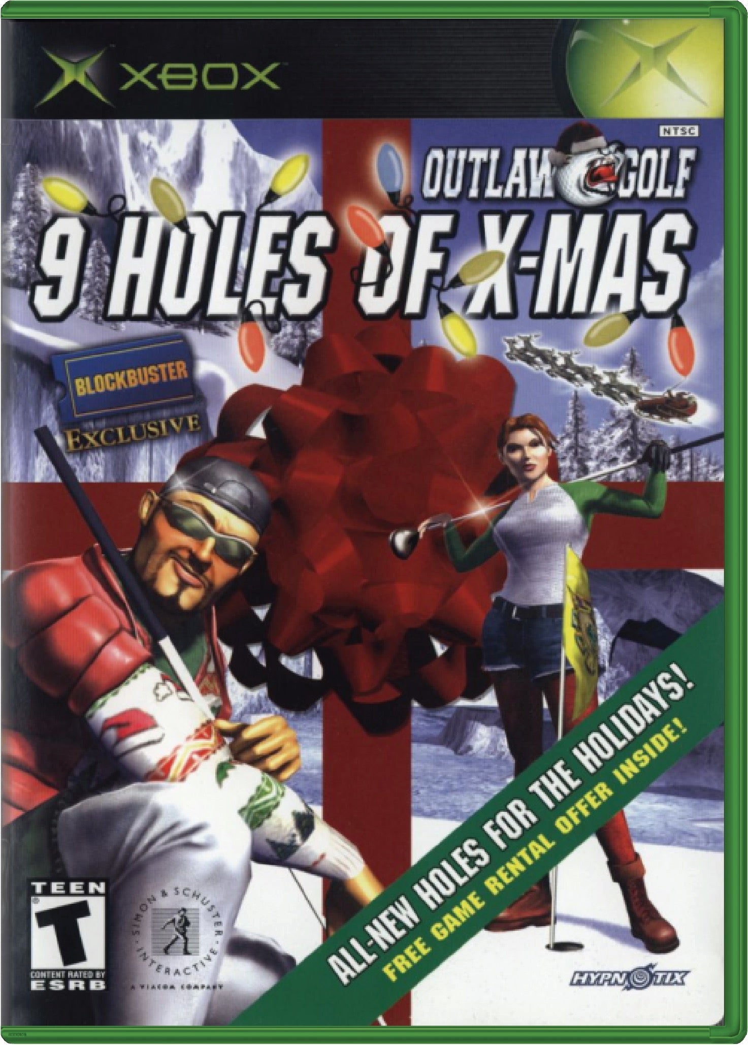 Outlaw Golf 9 Holes of Christmas Cover Art