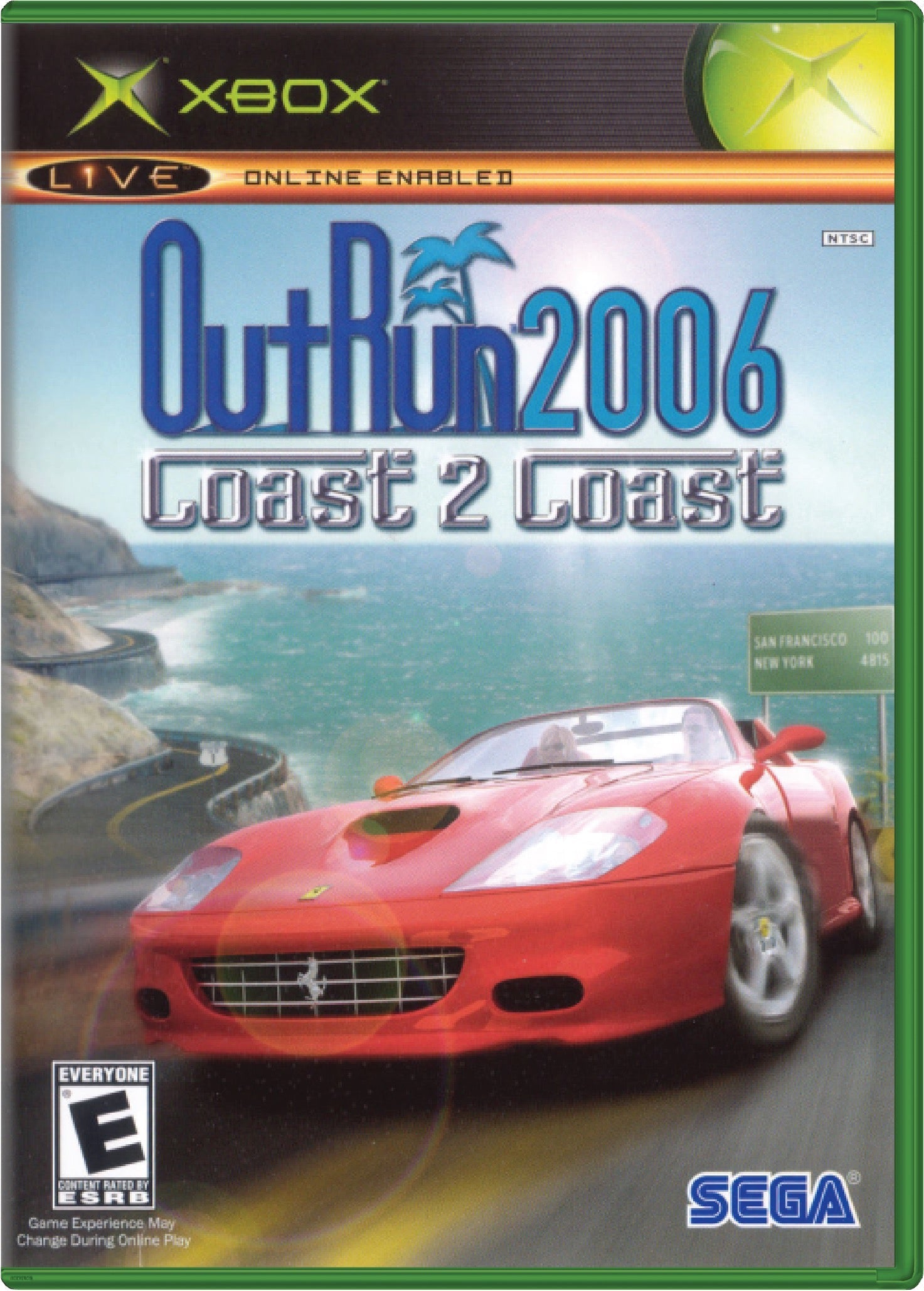 OutRun 2006 Coast 2 Coast Cover Art