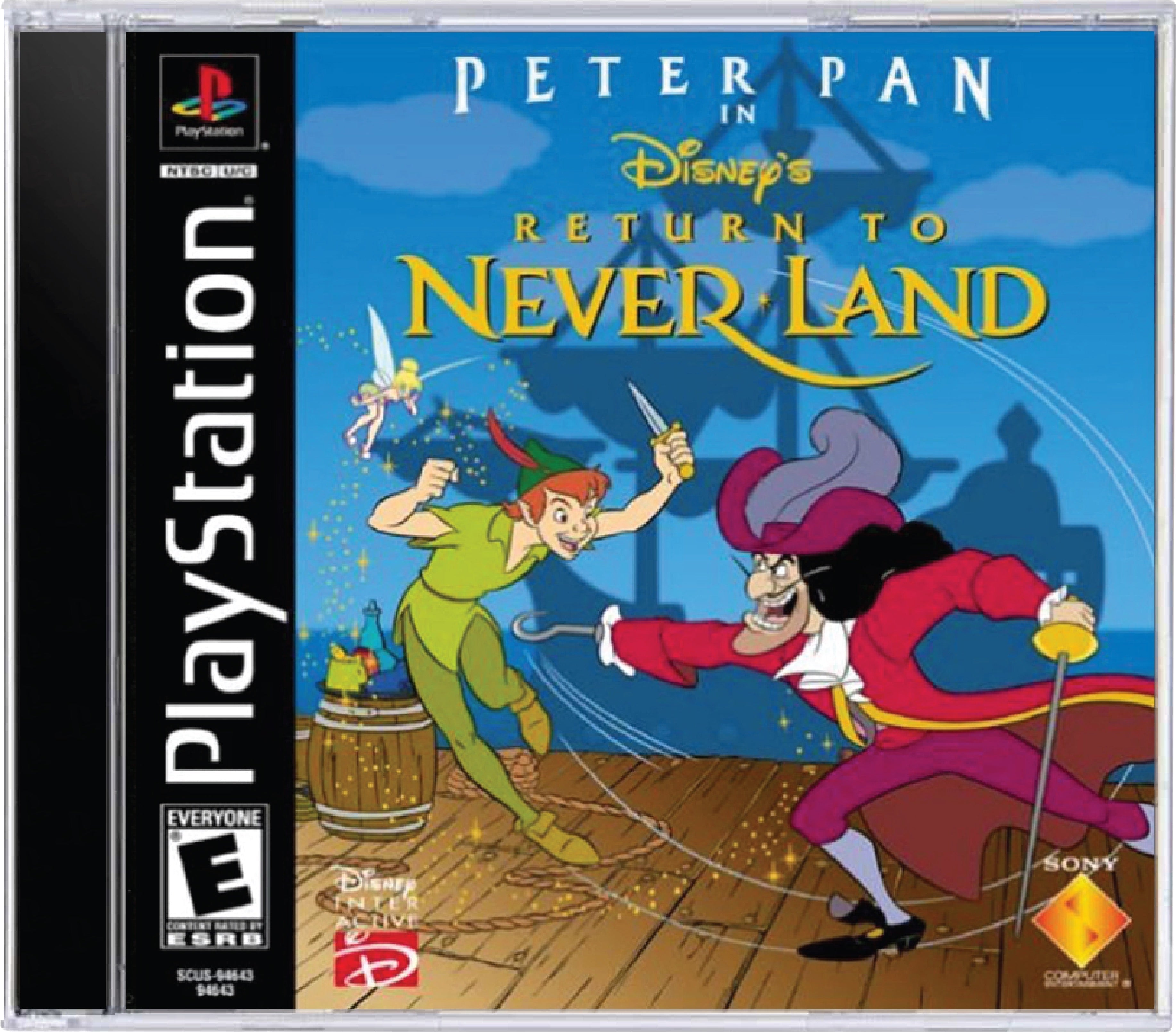 Peter Pan Return to Neverland Cover Art and Product Photo