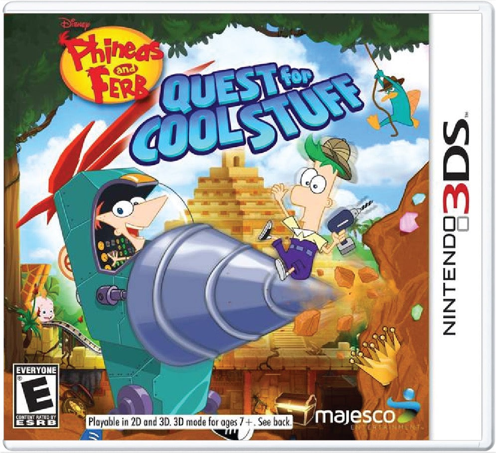 Phineas & Ferb Quest for Cool Stuff Cover Art