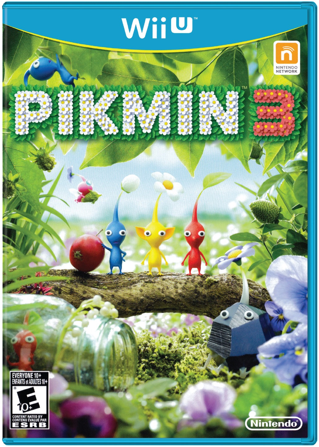 Pikmin 3 Cover Art and Product Photo