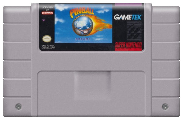 Pinball Dreams Cartridge