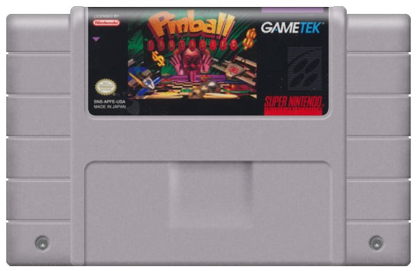 Pinball Fantasies Cartridge