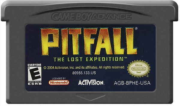 Pitfall The Lost Expedition Cartridge
