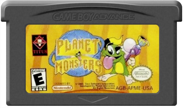 Planet Monsters Cartridge