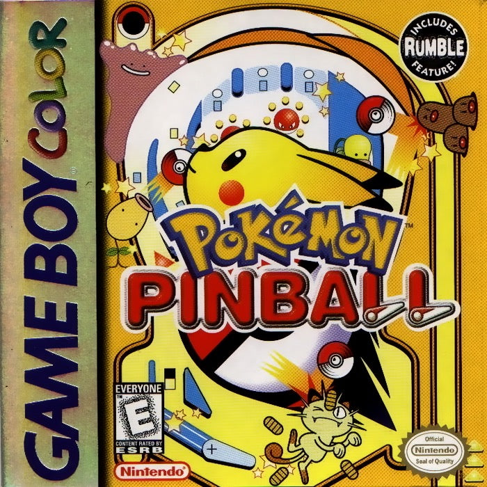 Pokemon Pinball Cover Art