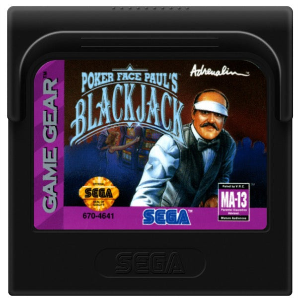 Poker Face Paul's Blackjack Cartridge