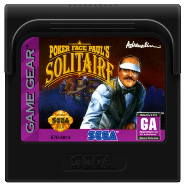 Poker Face Paul's Solitaire Cartridge