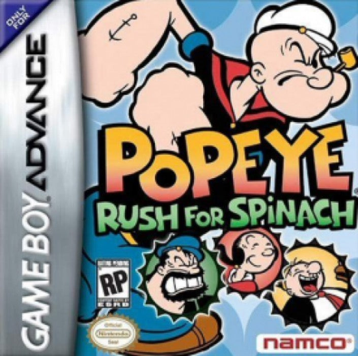 Popeye Rush for Spinach for Nintendo Game Boy Advance | TVGC
