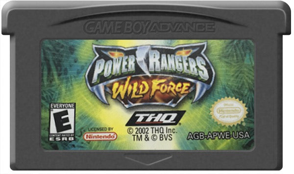 Power Rangers Wild Force Cartridge