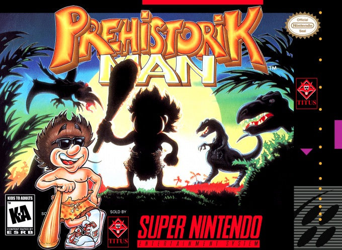 Prehistorik Man Cover Art