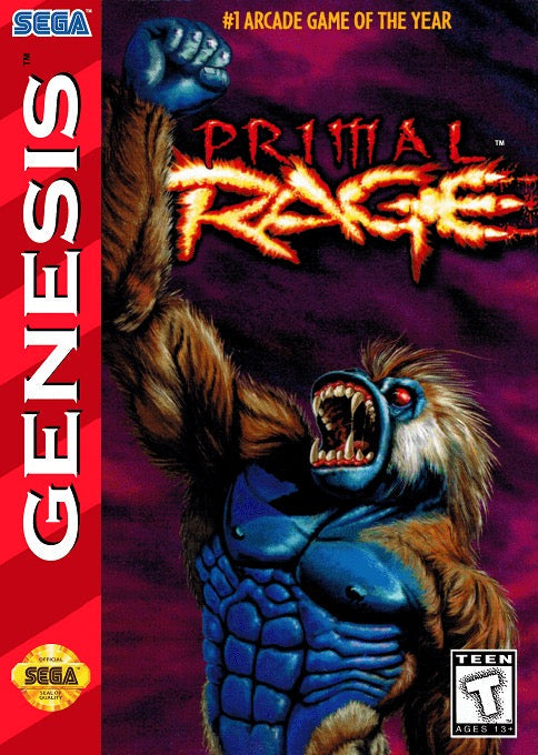 Primal Rage Cover Art