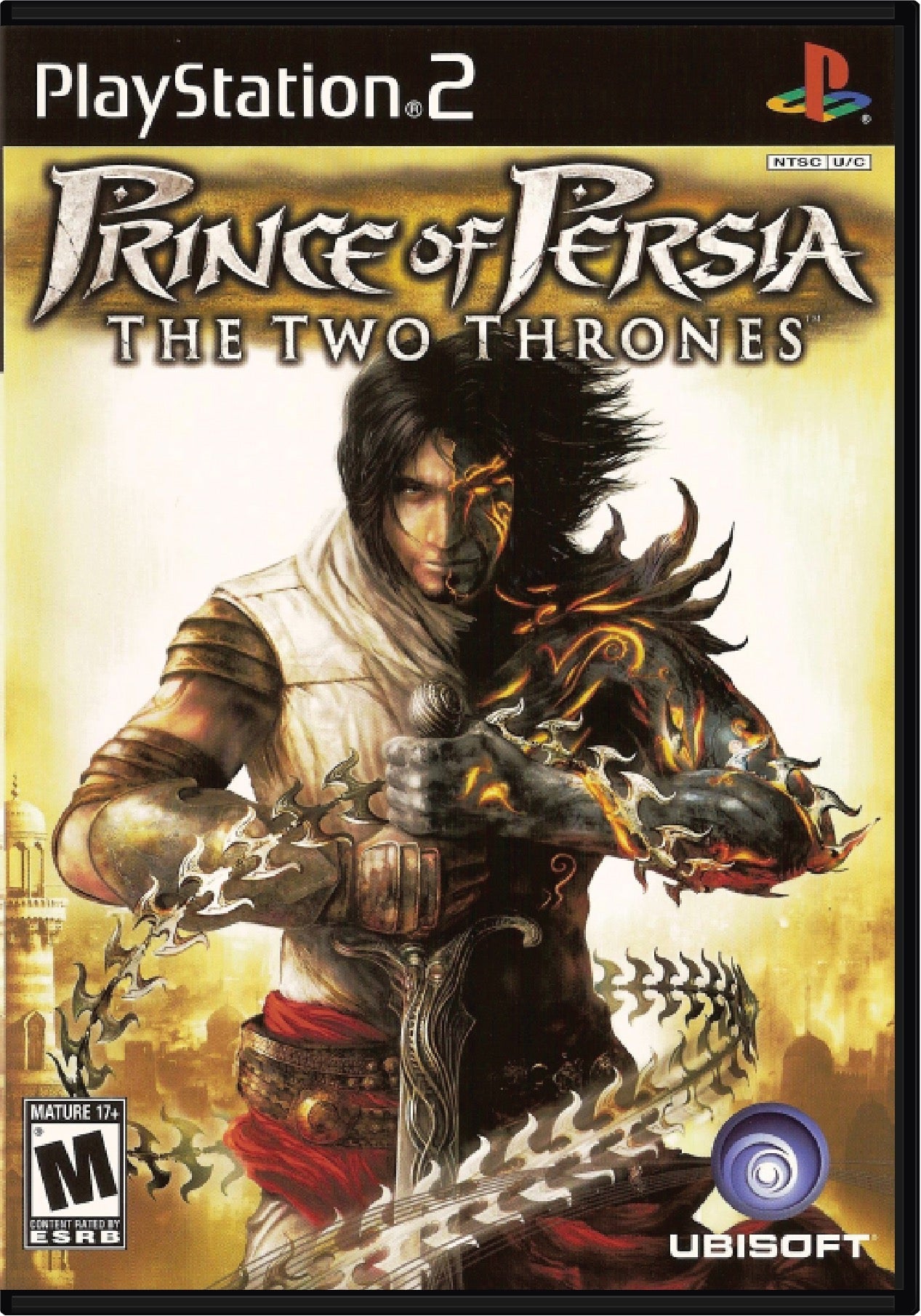 Prince of Persia Two Thrones Cover Art and Product Photo